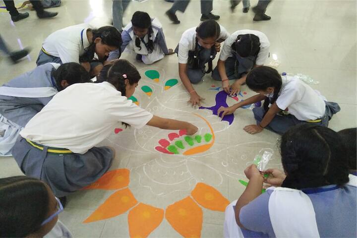 Bristol Public School-Rangoli Competition