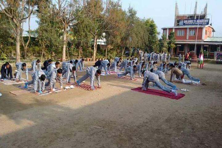 Colonels Academy-Yoga Activity