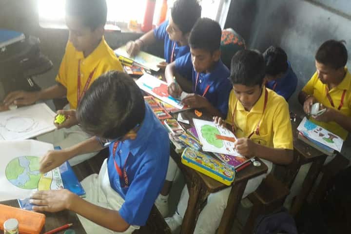 Dawa Rinjue School-Drawing Class