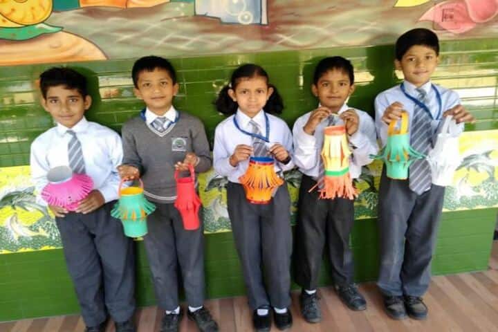 Deepti Public School-Lamp Making