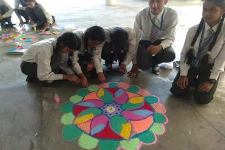 Deepti Public School-Rangoli Competition