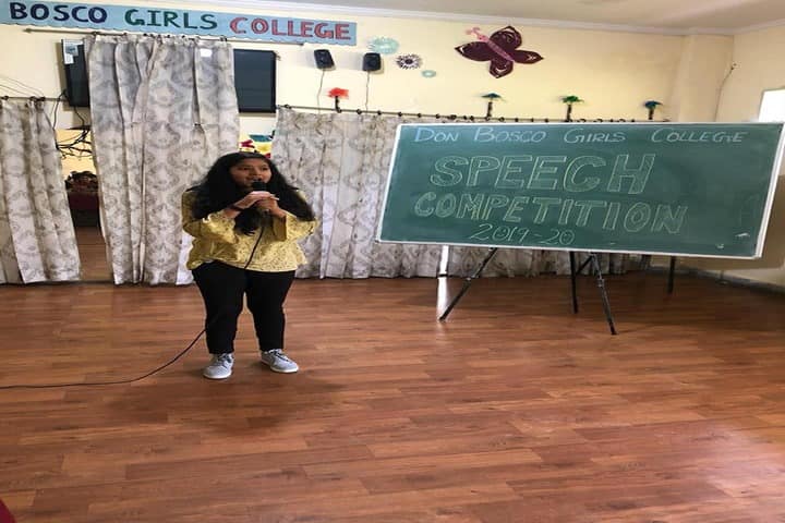 Don Bosco Girls College-Speech Competition