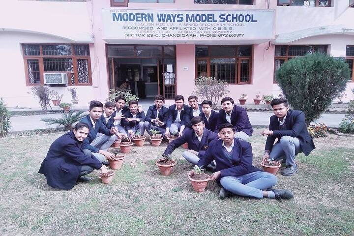 Modern Ways Model School-Tree Plantation