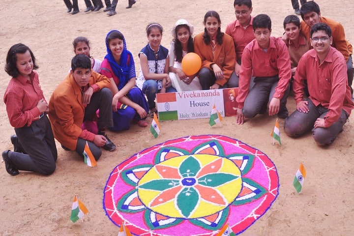 Holy Wisdom School-Rangoli Competition