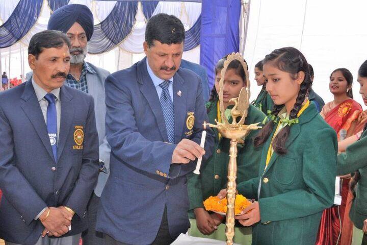 Mother India Public School-Candle Lightening