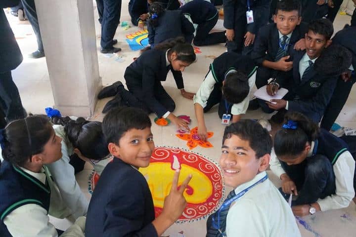 Mount Litera Zee School-Rangoli Competition