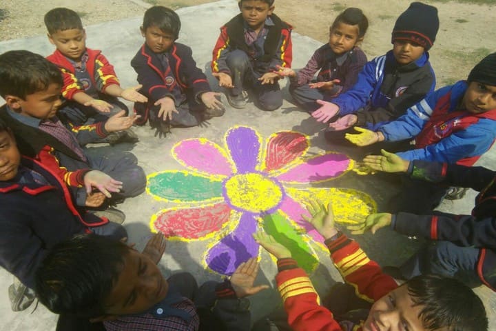 New Era Public School-Rangoli Competition