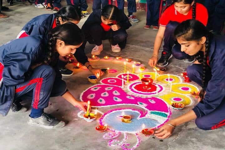 New Light School-Rangoli Competition