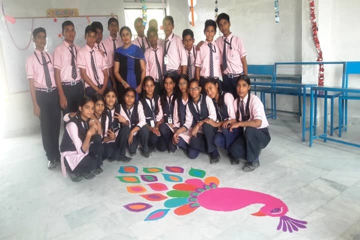 New St Thomas Academy-Rangoli Competition