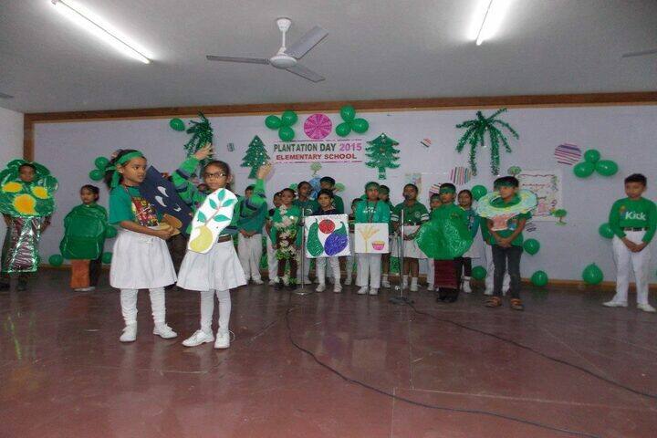 Nirmal Ashram Deepmala Pagarani School-Plantation Day Celebrations