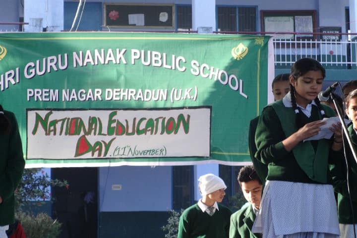 Shri Guru Nanak Public School-National Education Day