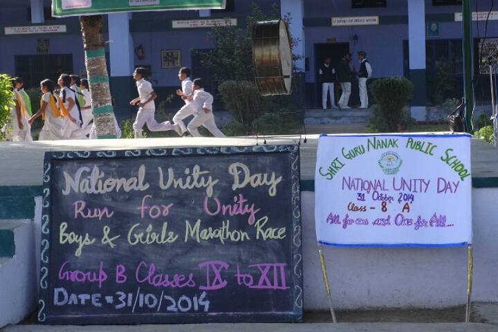 Shri Guru Nanak Public School-National Unity Day