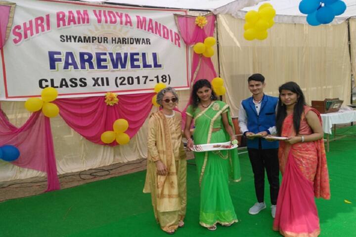 Shri Ram Vidya Mandir-Fare well