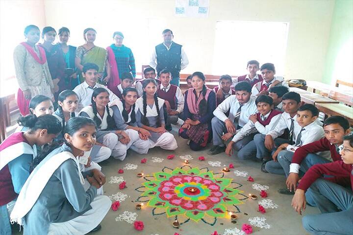 Snow white public school-Rangoli Competition
