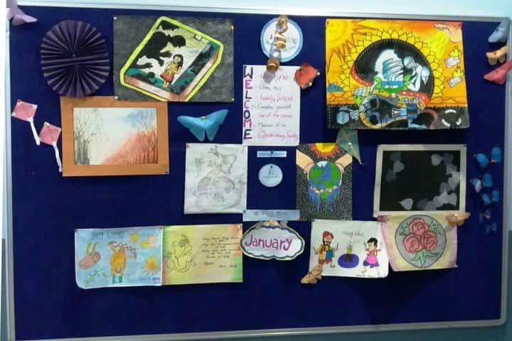 Academic Heights Public School Koriya-House Board Decoration