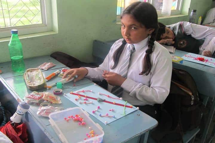 Udayan International School-Rakhi Making Activity