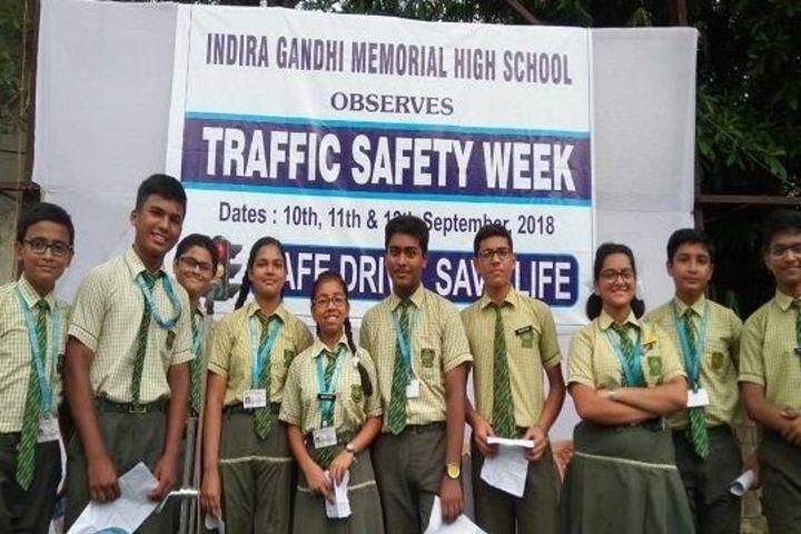 Indira Gandhi Memorial High School-Traffic Awareness