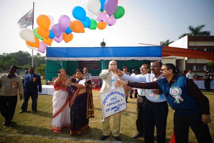 Kendriya Vidylaya-Celebrating Annual Sports Day