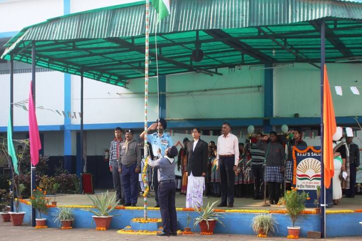 Kendriya Vidyalaya-Flag-Hosting