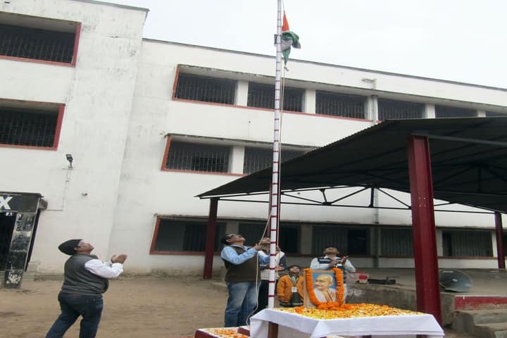 South Eastern Railway Senior Secondary School-Flag Hoisting