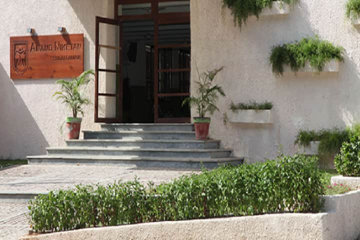 Anand Niketan-Campus Entrance View