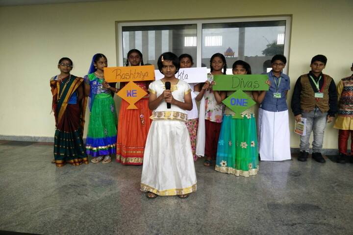 Ithaka Engish Medium School-Ekta Divas Event