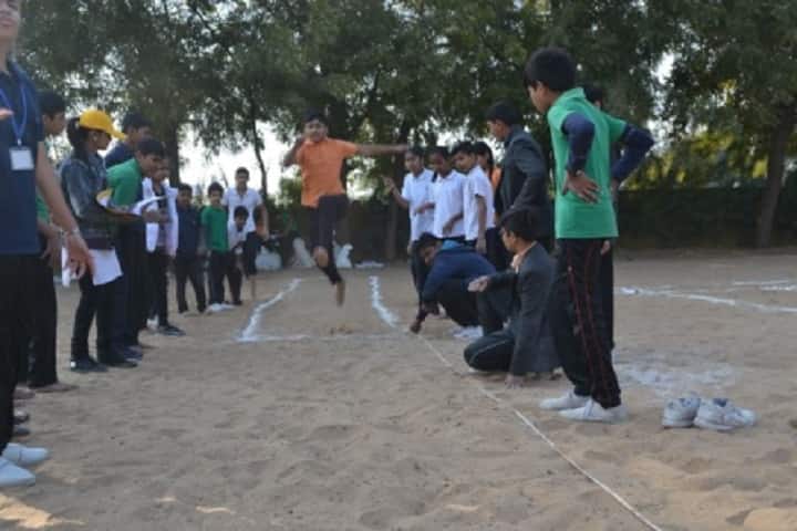 Madhav International School-Sports jump