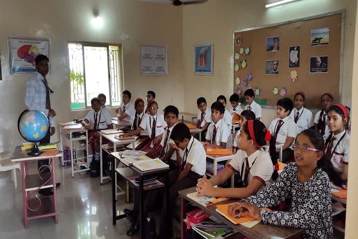 Angel English Medium School-Classroom with teacher