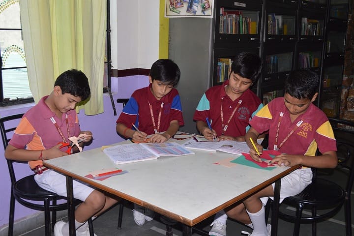 Jiva Public School-Library with reading room