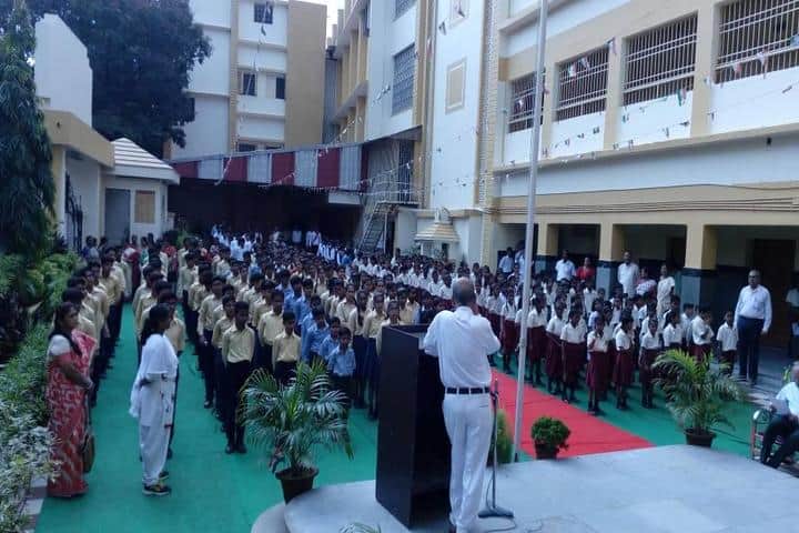 Andhra Association English School-Assembly Area