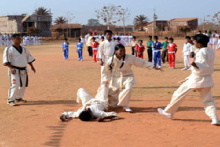 Ramakrishna Vivekananda International English High School-Karate Activity