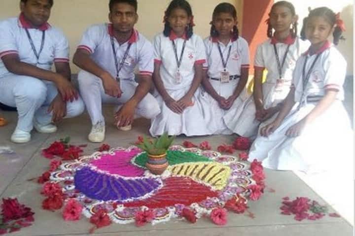 Carmel School-Rangoli Competition