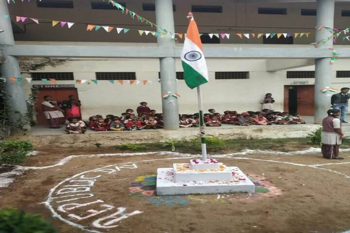 DAV Mukhyamantri Public School-Flag