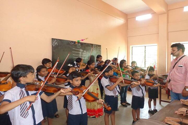 Nirmal Hrudaya E M School-Music class