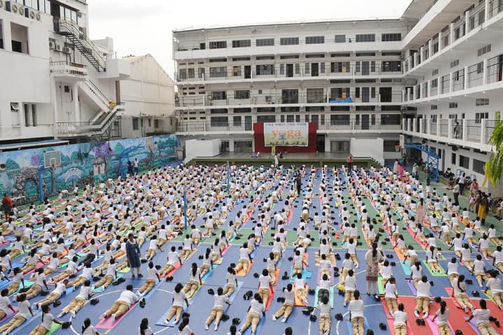 New Horizon Public School-Yoga Day