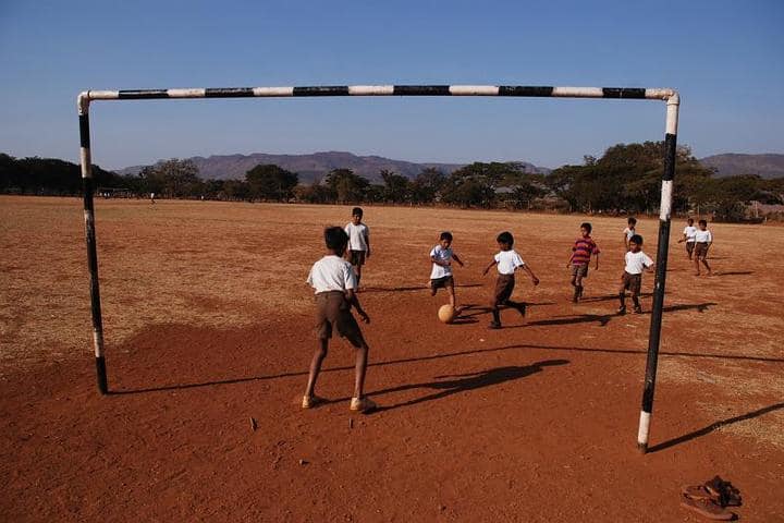 Sandur Residential School-Playground