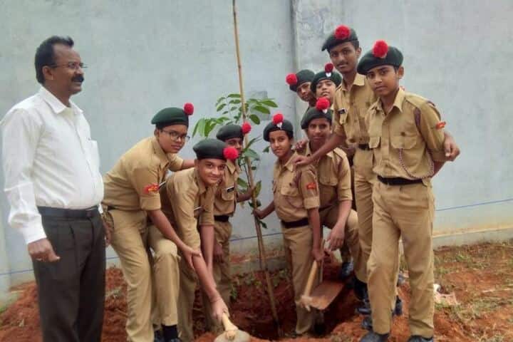 Holy Angels High School - Tree Plantation