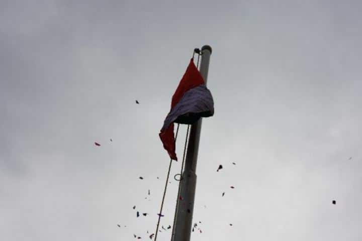Auxilium School-Flag Hoisting