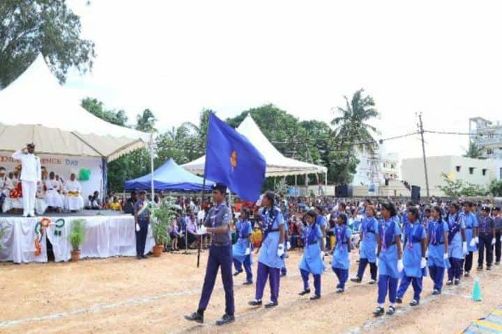 Auxilium School-March Past