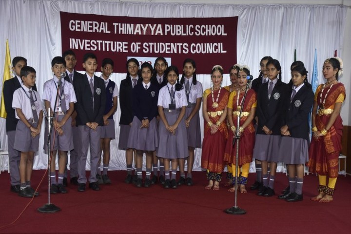 General Thimmaiah Public School-Singing Activty