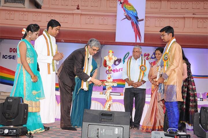 Don Bosco School-Lighting the lamp