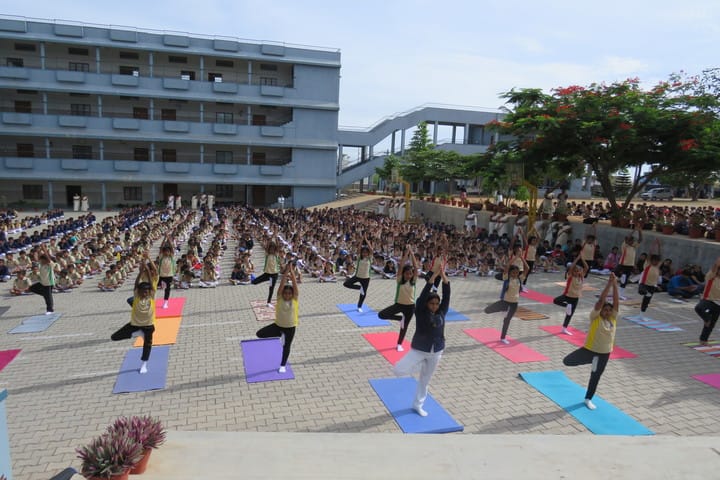 Flos Carmeli Convent School-International Yoga Day