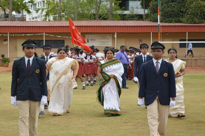M. E. C. Public School-Cheif Guest-Welcoming