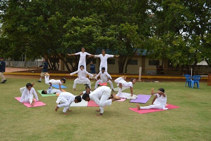 M. E. C. Public School-Human Pyramid