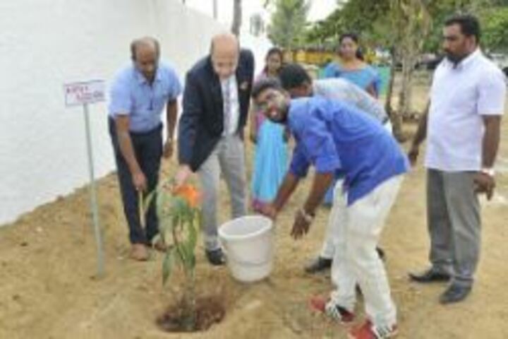 Vidya Samskruthi International School-Tree Plantation