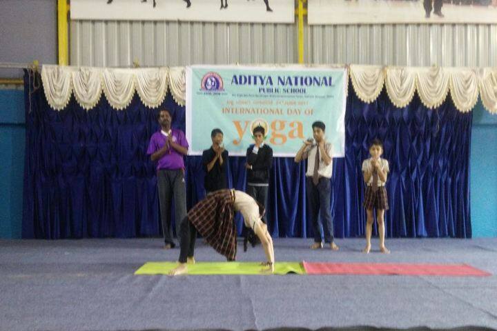 Aditya National Public School-Yoga Day