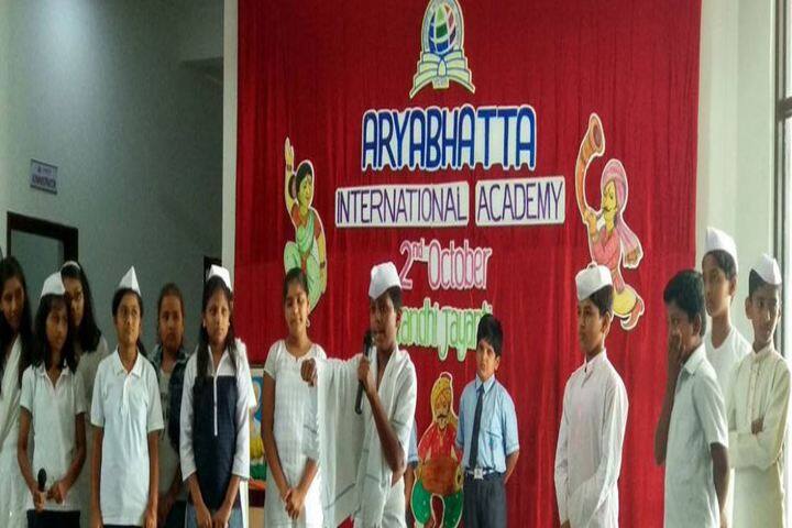 Aryabhatta International Academy-Gandhi Jayanti Celebrations