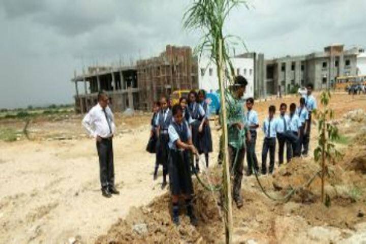 Aryabhatta International Academy-Tree Plantation