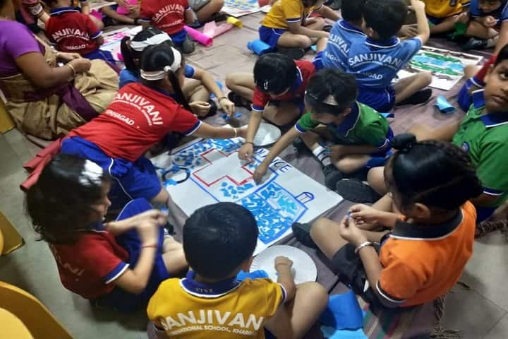 Sanjivani International School-Drawing Activity