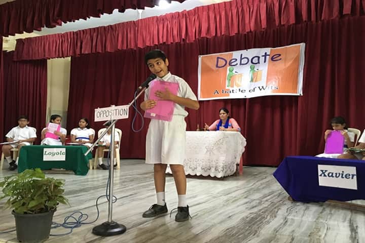 St Xaviers English Medium School-Debate competition
